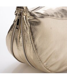 UNBILLION カシュカシュ cachecache / メタリックハーフムーンショルダー