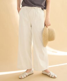 ANY 【ウエストゴム】撥水ナイロンベイカーパンツ