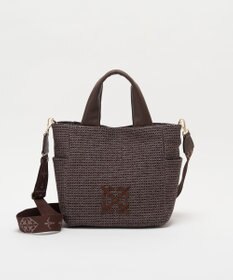 russet ナイロンラフィア2WAYトートバッグ(CE-1711)