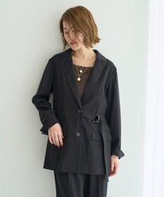 YECCA VECCA 2wayアシメデザインロングジャケット