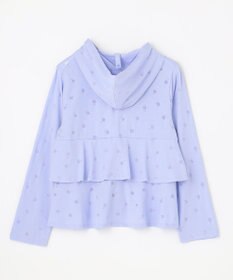 組曲 KIDS 【UVケア】【150-160cm】フラワーオパール パーカー