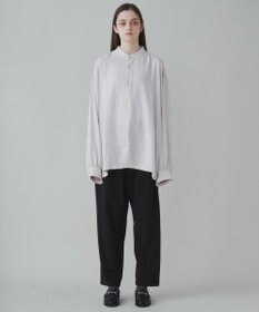 WEGO トロミBIGバンドカラーシャツ