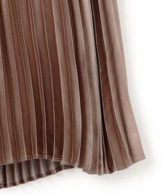 UNFILO 【洗える】チンツプリーツスカート