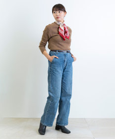 Marca ＜秋の新作＞【Marcaオリジナル】馬具＆ペイズリー 小判 シルクツイル スカーフ