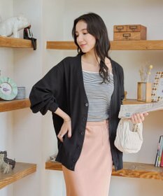 WEGO 【ユニセックス着用ITEM/MLサイズ展開】ドロップショルダーカーディガン