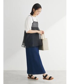 Green Parks リバーシブルチュールビスチェ