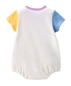 MIKI HOUSE HOT BISCUITS 【70-80cm】【Everyday Series】ワンポイント 半袖ボディシャツ