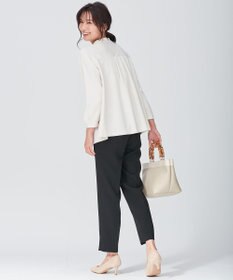 23区 トリアセダブルジョーゼット パンツ