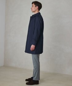 GOTAIRIKU ダウンライナー装着可【半裏仕様】メランジシャンブレー ステンカラースプリングコート