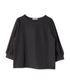 Green Parks 袖異素材使いリップルプルオーバー