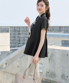 Tiaclasse ボリュームフレアブラウス