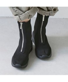 MODE ET JACOMO <carino>フロントジップニットブーツ