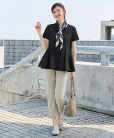 Tiaclasse ボリュームフレアブラウス