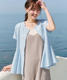 Tiaclasse ボリュームフレアブラウス