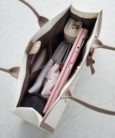 Maison de FLEUR ロゴ刺繍キャンバストートバッグ