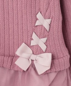 ANY KIDS 表起毛 レースアップ チュニック