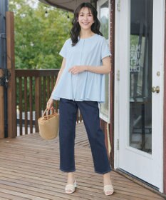 Tiaclasse ボリュームフレアブラウス