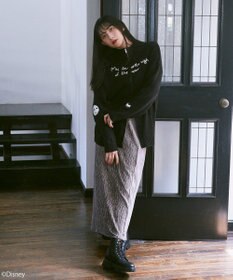 earth music&ecology ナイトメア／ダブルジップニットカーディガン