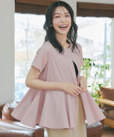 Tiaclasse ボリュームフレアブラウス