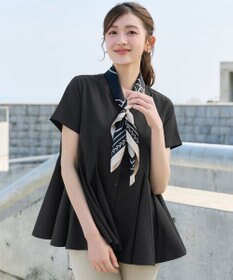 Tiaclasse ボリュームフレアブラウス