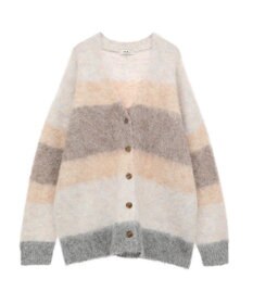earth music&ecology グラデーション起毛ニットカーディガン