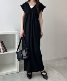 WEGO シャーリングサロペット