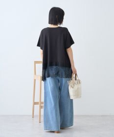 AMERICAN HOLIC 裾レース半袖プルオーバー