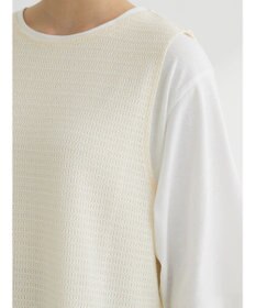 Green Parks ＳＥＴ２点　メッシュベスト＋半袖カットチュニック