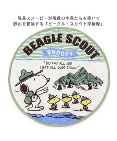 PET PARADISE スヌーピースカウト柄 柔らか クールマットM (90cm) 《丸型》