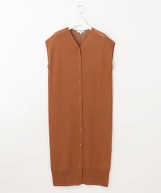 自由区 L 【カタログ掲載・洗える】ペーパーブレンドニット ジレ