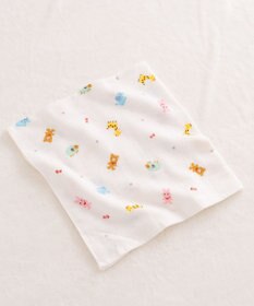 MIKI HOUSE HOT BISCUITS ガーゼバスタオル＆ラトルギフトセット【BOX付き】