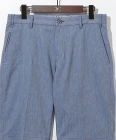 JOSEPH ABBOUD 【ウエストも伸びる/清涼/ストレッチ】ストレッチリネンシャンブレーショートパンツ