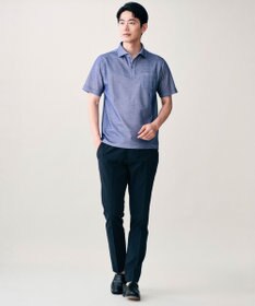 JOSEPH ABBOUD 仕事も休日も【日本素材・オーガニックコットン使用】クールビズ ダディポロ