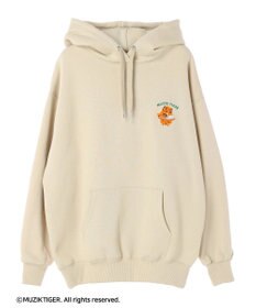 Green Parks ムジークタイガー／裏起毛刺しゅうフーディー