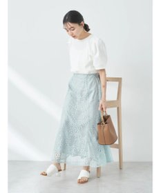 earth music&ecology パワーショルダーリブプルオーバー