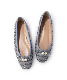 MODE ET JACOMO <carino>パールビジュー付きデザインバレエ