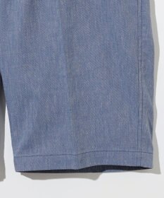 JOSEPH ABBOUD 【ウエストも伸びる/清涼/ストレッチ】ストレッチリネンシャンブレーショートパンツ