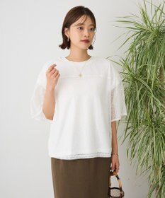 CRAFT STANDARD BOUTIQUE レースワイドTブラウス