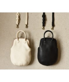 genten ミネルヴァキッコ 口金ショルダーバッグ