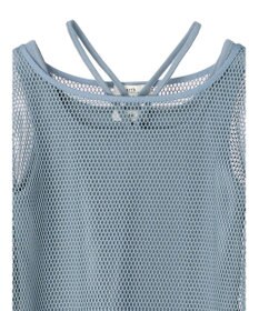 earth music&ecology ＳＥＴ２点メッシュプルオーバー＋タンクトップ