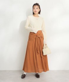 CRAFT STANDARD BOUTIQUE 花柄レースシャーリングプルオーバー