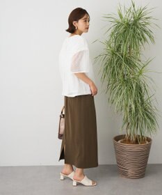 CRAFT STANDARD BOUTIQUE レースワイドTブラウス