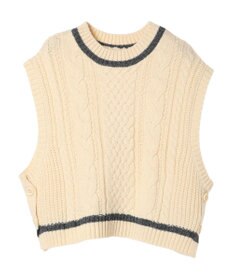 CRAFT STANDARD BOUTIQUE ２ＷＡＹケーブルニットベスト