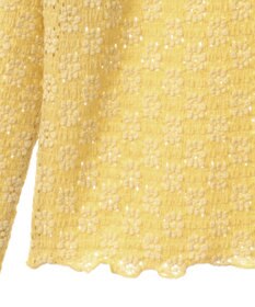 CRAFT STANDARD BOUTIQUE 花柄レースシャーリングプルオーバー