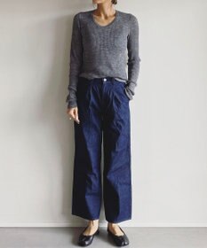 woadblue ＜坪田あさみさんコラボ＞EMMA エマ デニムパンツ
