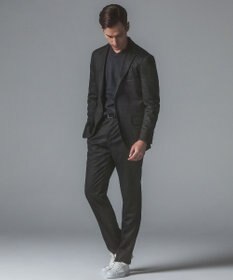 GOTAIRIKU セットアップ対応【2WAYストレッチ/シワになりにくい】T/W ジャージージャケット_千鳥柄