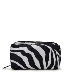 LeSportsac RECTANGULAR COSMETIC/クリームブラックゼブラ