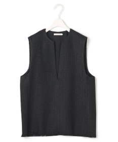 ICB スラブヤーンツイード ベスト