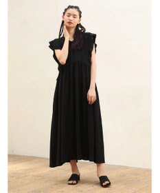 Green Parks ■ＥＳＣＡＲ　ピンタックフレアスリーブワンピース