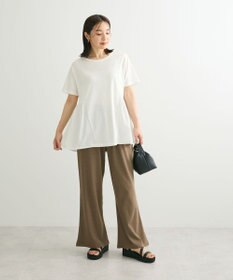 Green Parks ・ｓｗｉｎｇ　ｂｙ　リブカットソーイージーパンツ